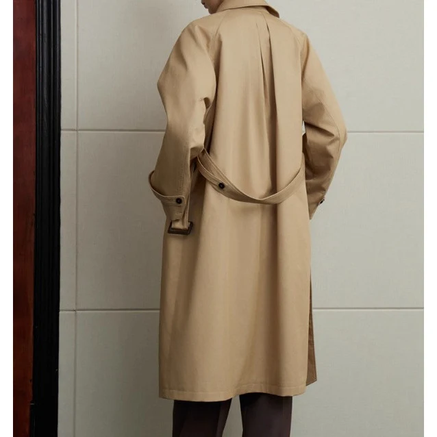 Damen elegante Trenchjacke mit Taillengürtel Nord Taschen