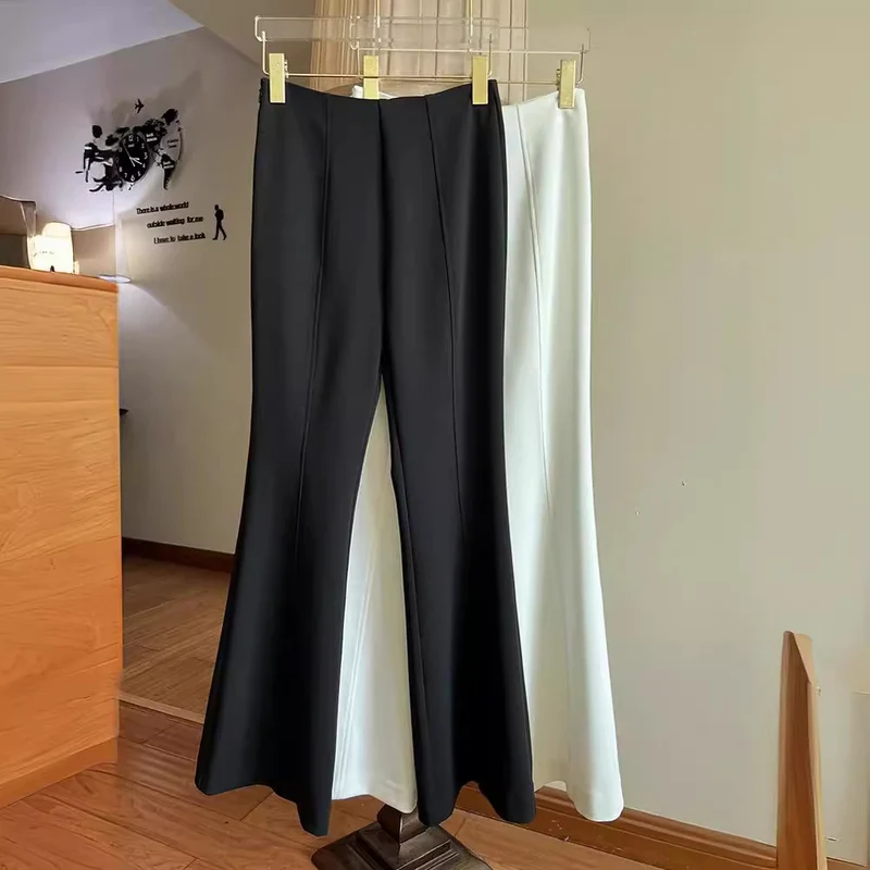 Damen Elegante Kickflare-Hosen Nord Taschen