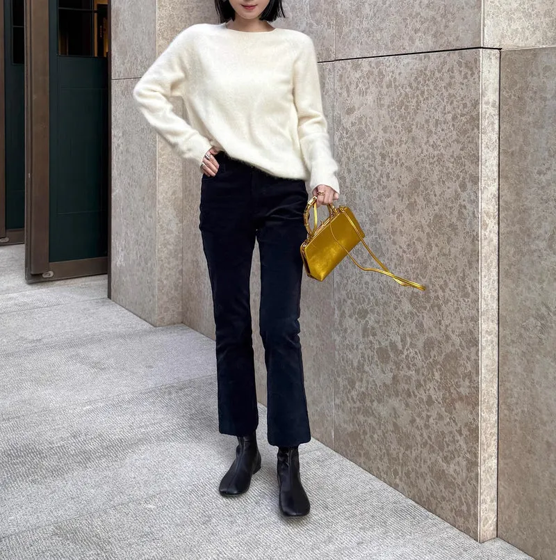 Damen Elegante, hochwertige Strickpullover Nord Taschen