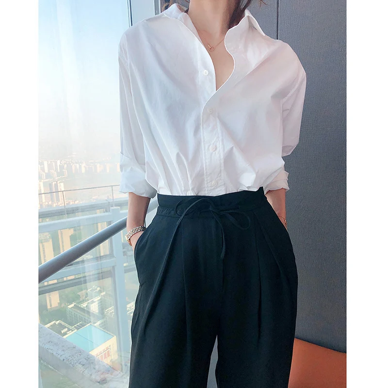 Damen Elegante Hochwertige Bluse Nord Taschen