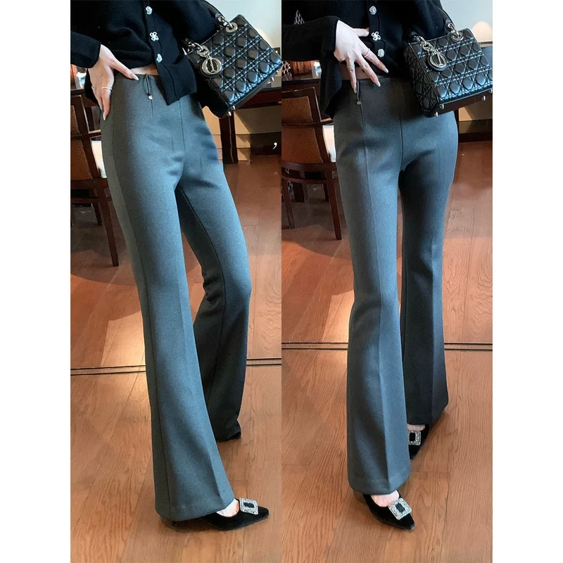 Damen Elegante Flared Hose Nord Taschen