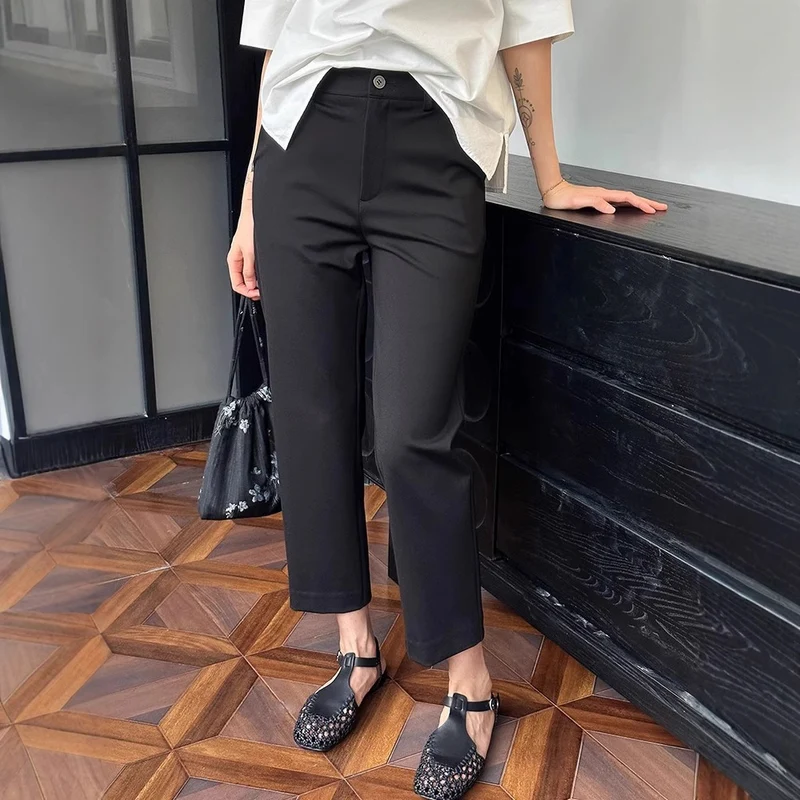 Damen elegante Culotte mit modischem Schlitz Nord Taschen