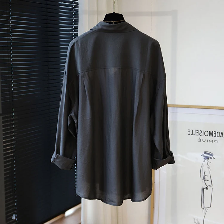 Damen Elegante Bluse Nord Taschen