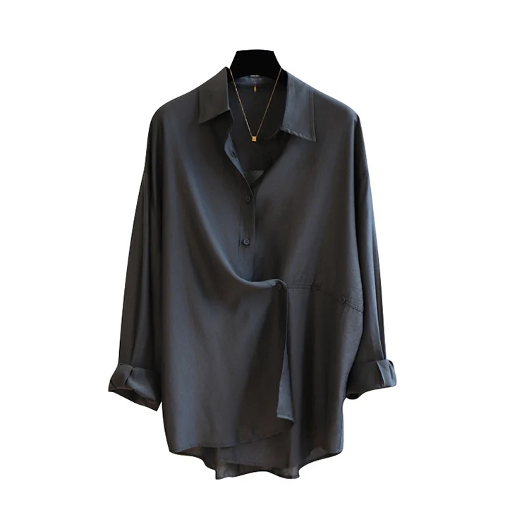 Damen Elegante Bluse Nord Taschen