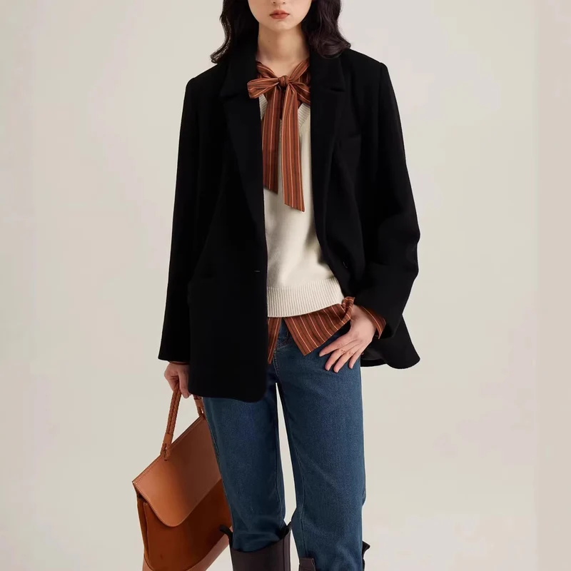 Damen elegante Blazerjacke Nord Taschen