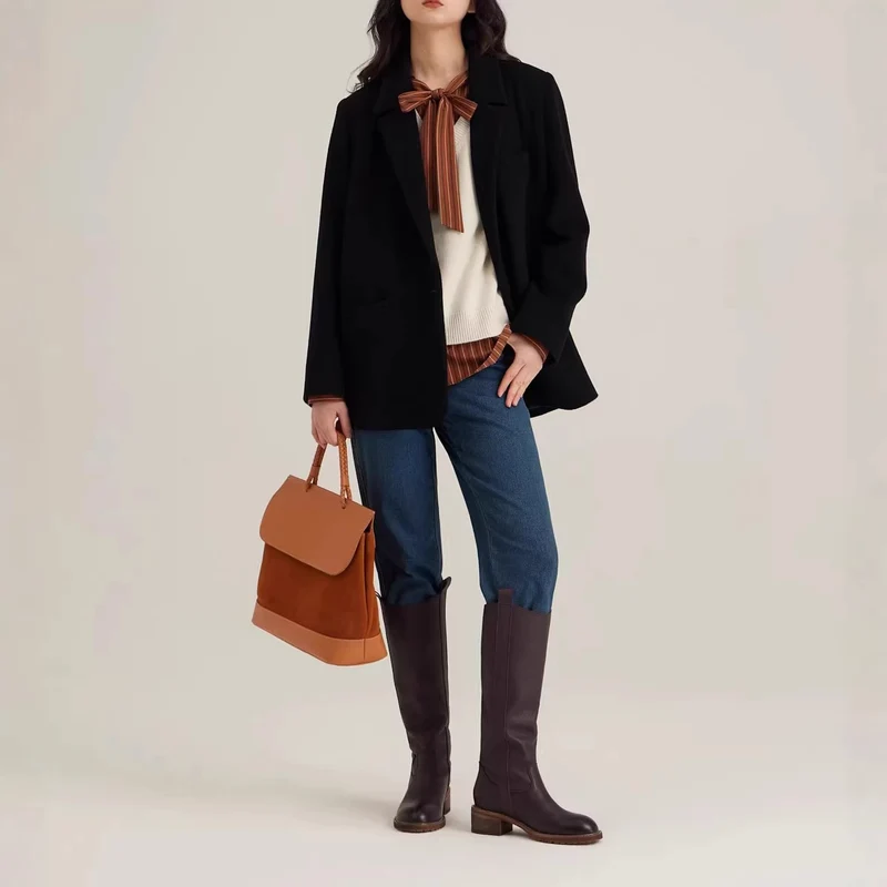Damen elegante Blazerjacke Nord Taschen