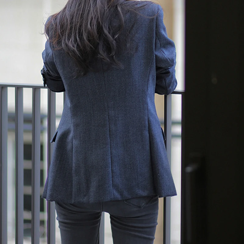 Damen elegante Blazerjacke aus hochwertigem Stoff Nord Taschen