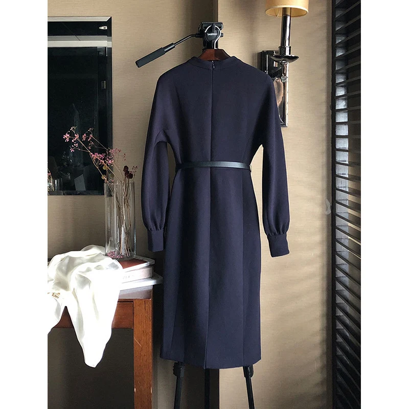 Damen Elegant geschnittenes Hemdkleid Nord Taschen