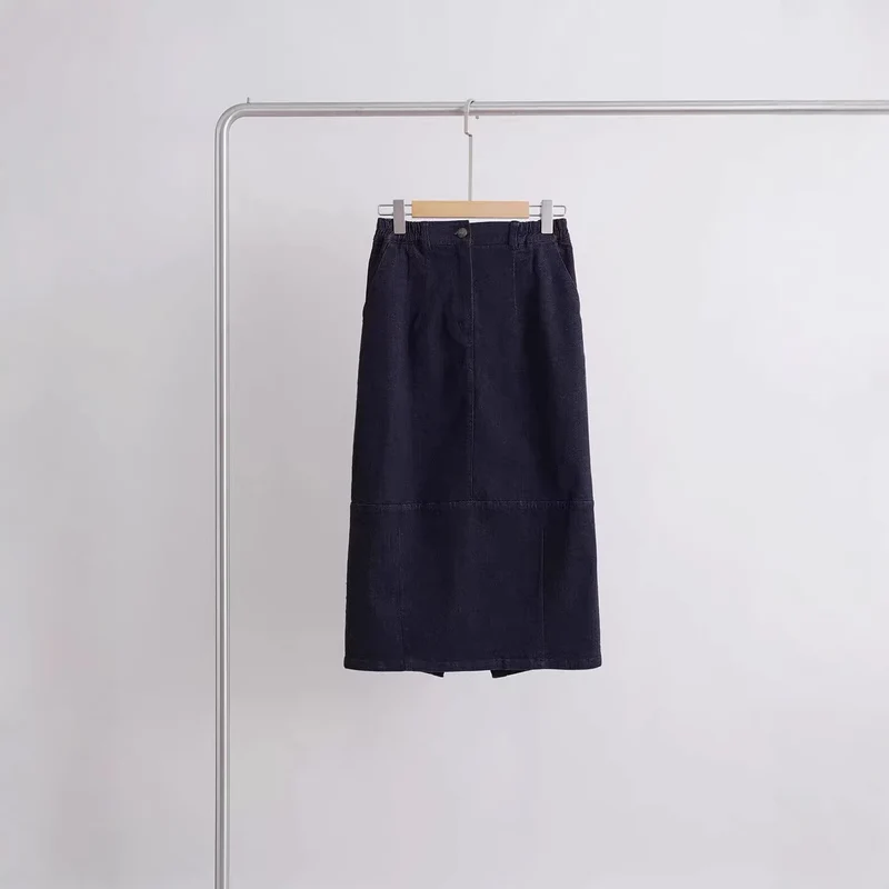 Damen Elegant geschnittener Midirock Nord Taschen