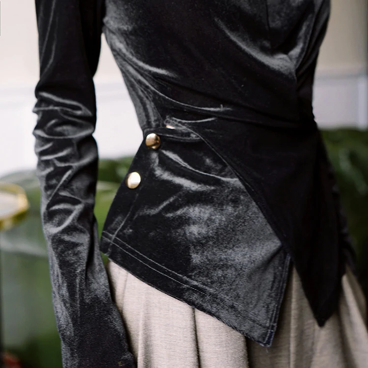 Damen Elegant geschnittene Bluse mit Twist-Detail Nord Taschen