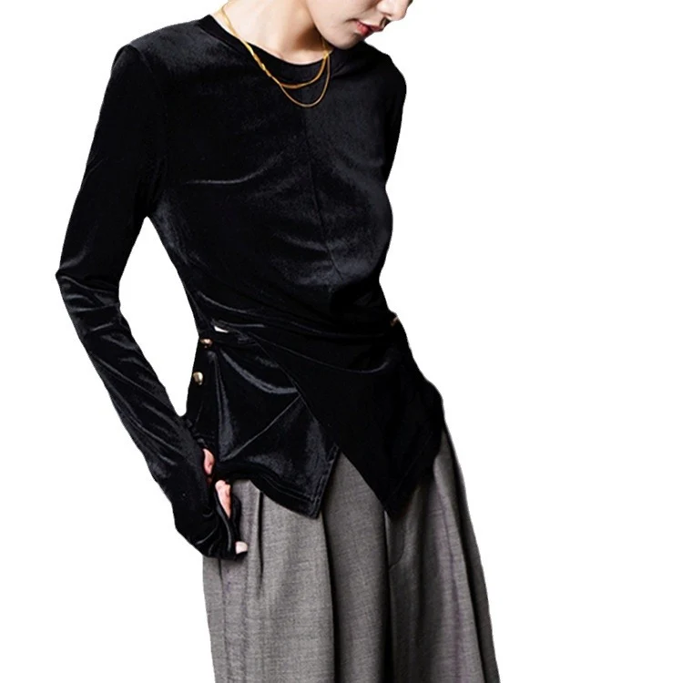 Damen Elegant geschnittene Bluse mit Twist-Detail Nord Taschen