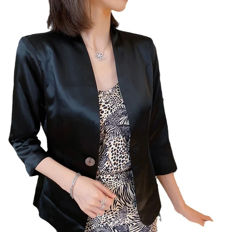 Damen Edler Blazer mit drei Viertelärmeln Nord Taschen