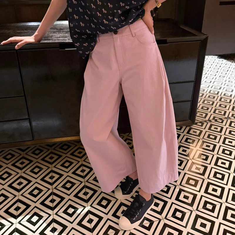 Damen Cargohose mit weitem Schnitt Nord Taschen