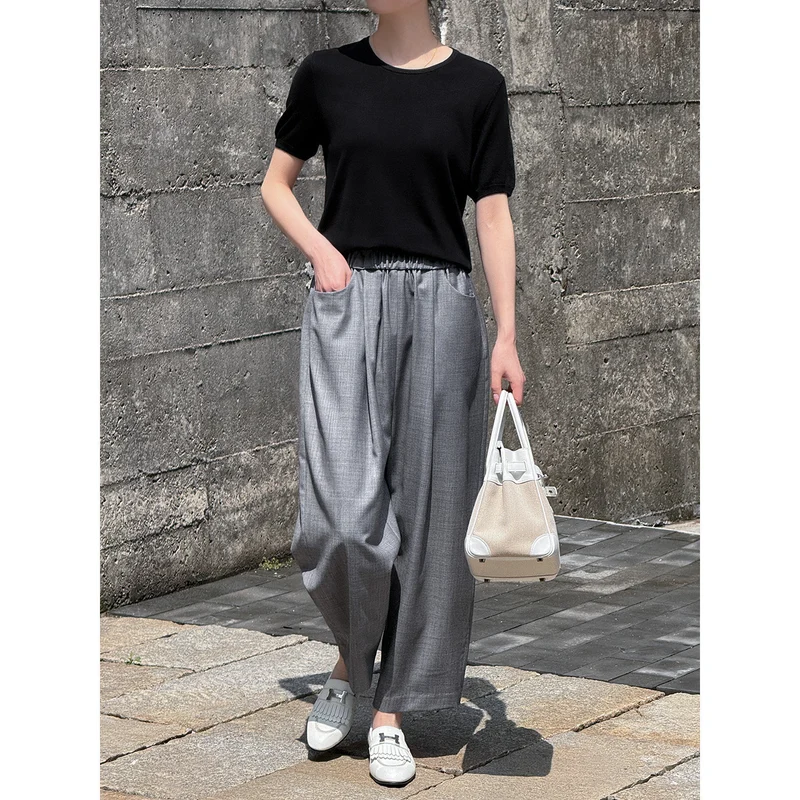 Damen Bequeme und stilvolle Palazzo-Hose Nord Taschen