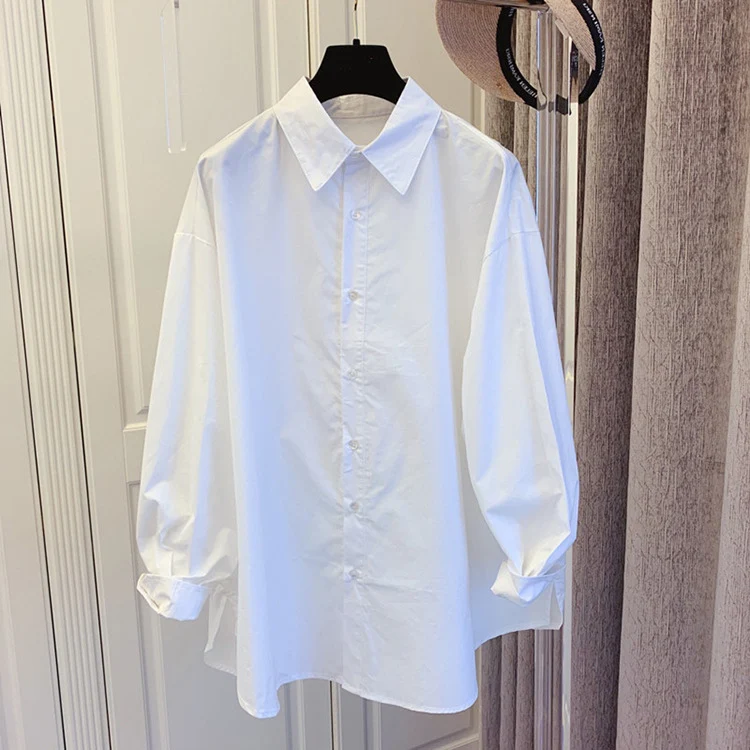 Damen Bequeme und stilvolle Oversized-Bluse Nord Taschen