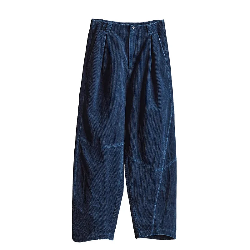 Damen Bequeme und stilvolle Cord-Haremshose Nord Taschen