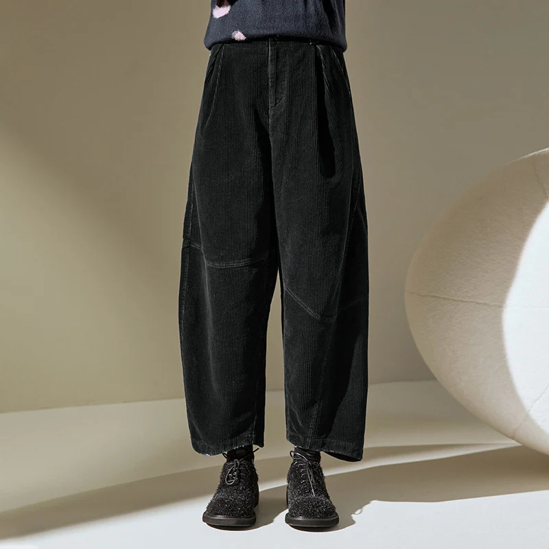 Damen Bequeme und stilvolle Cord-Haremshose Nord Taschen
