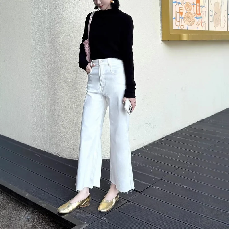 Damen Bequeme und elegante weite Culotte-Hosen Nord Taschen