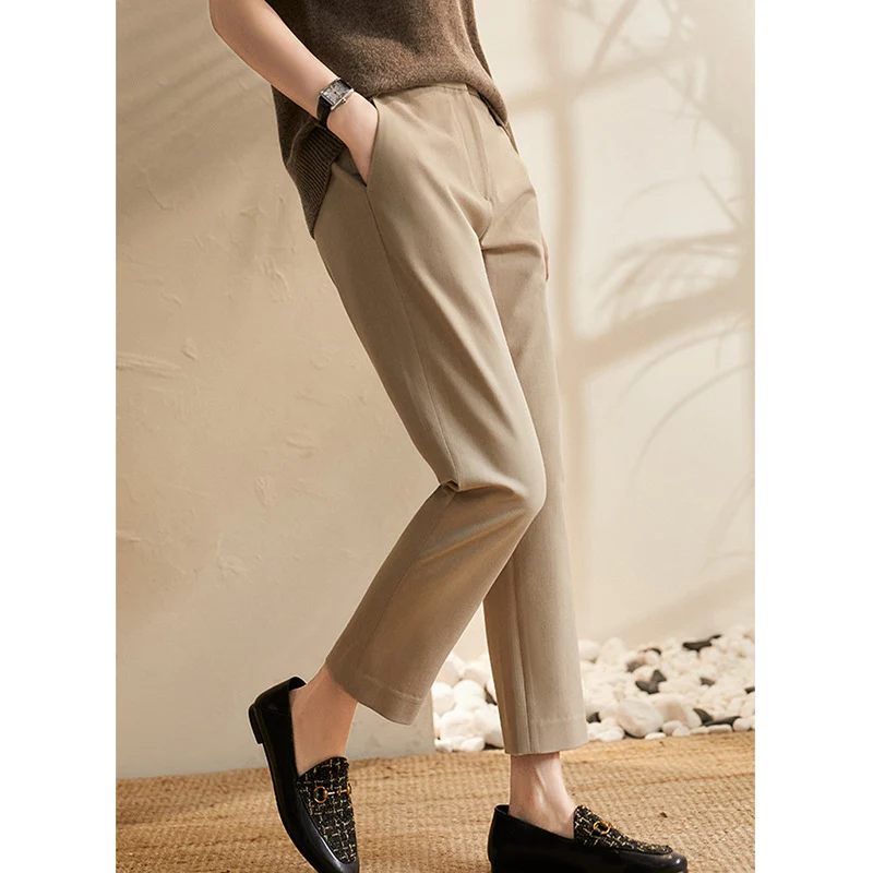 Damen Bequeme und elegante Stoffhose Nord Taschen