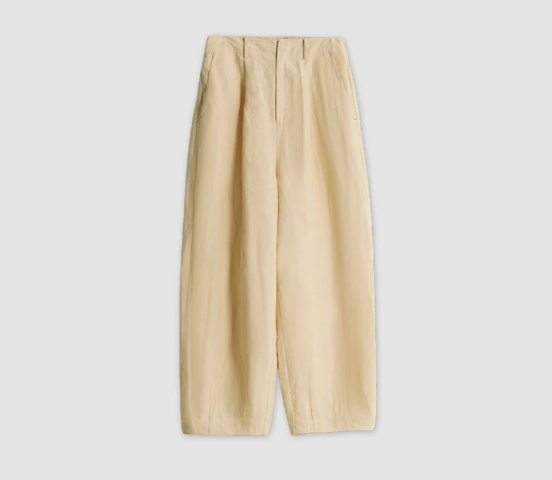 Damen Bequeme und elegante Leinenhose Nord Taschen