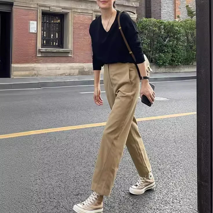 Damen Bequeme und elegante Chino-Hose Nord Taschen