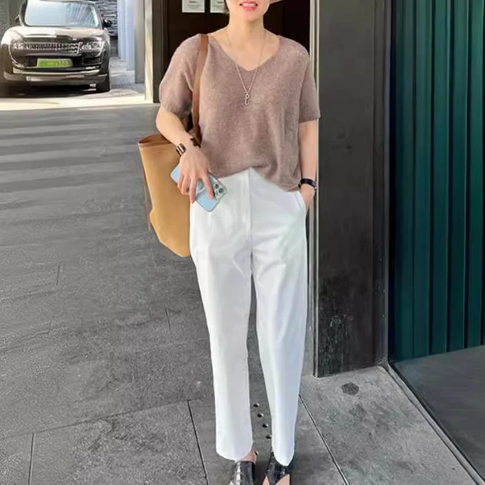 Damen Bequeme und elegante Chino-Hose Nord Taschen