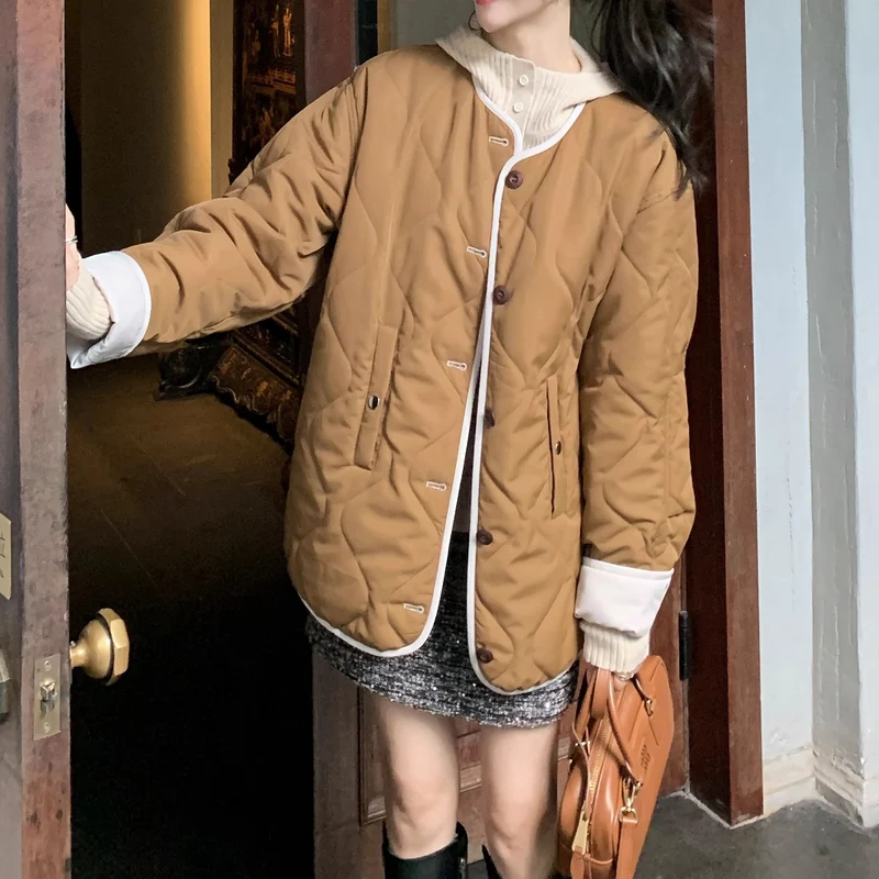 Damen Bequeme oversized Jacke Nord Taschen