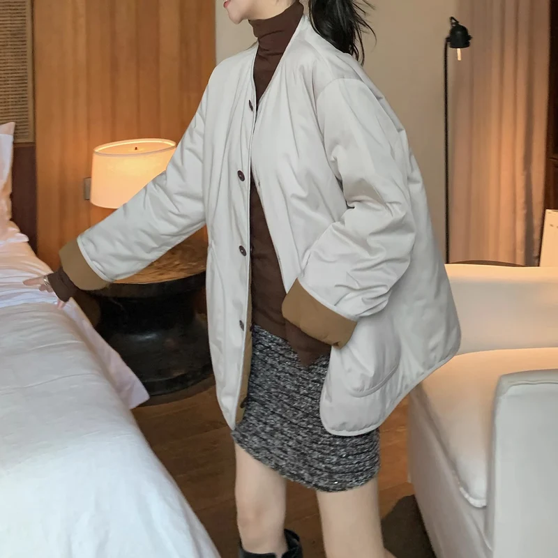Damen Bequeme oversized Jacke Nord Taschen