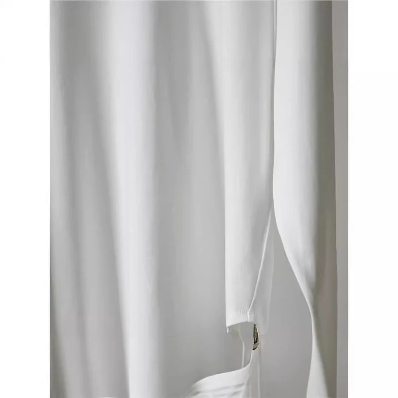 Damen Bequeme Langarm-T-Shirt Nord Taschen