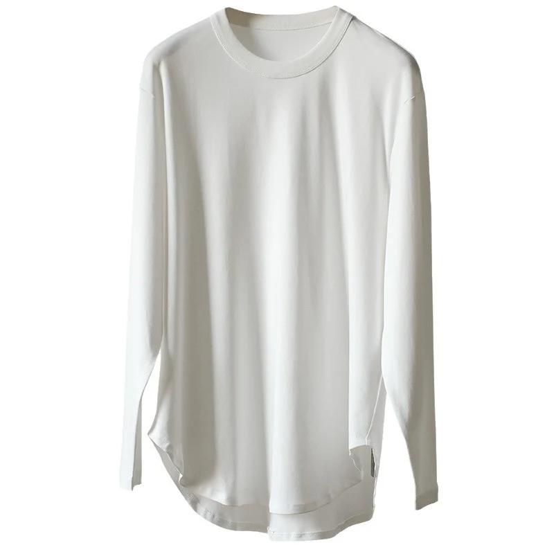 Damen Bequeme Langarm-T-Shirt Nord Taschen