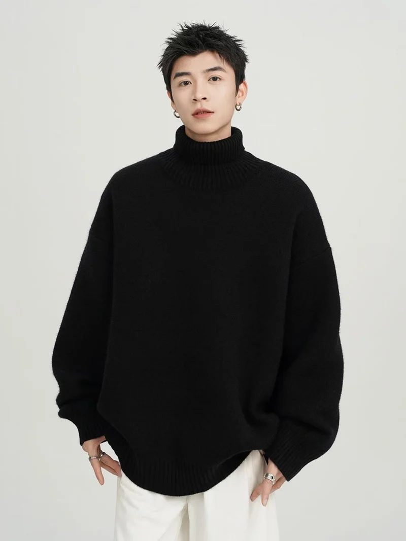 Unisex Oversized Rollkragenpullover Nord Taschen