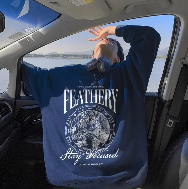 Unisex Lässiger Sweatshirt mit grafischem Druck Nord Taschen