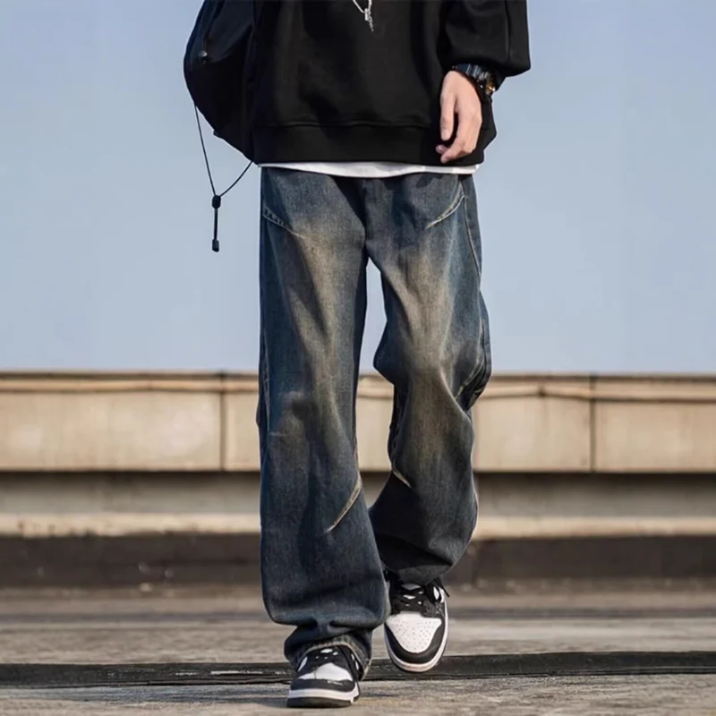 Herren Weitgeschnittene Jeans Nord Taschen