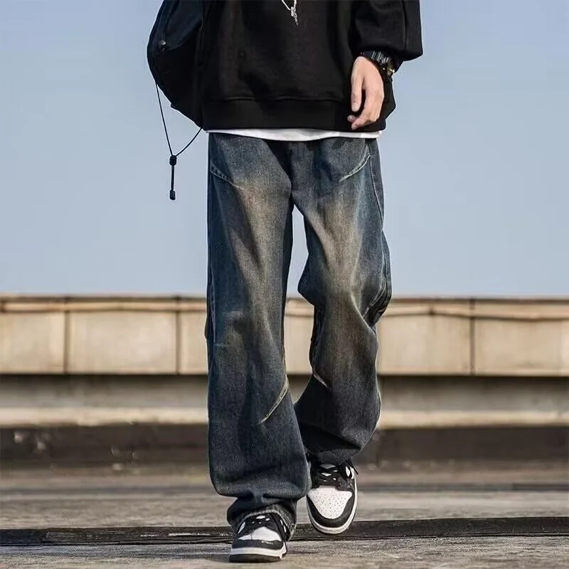 Herren Weitgeschnittene Jeans Nord Taschen