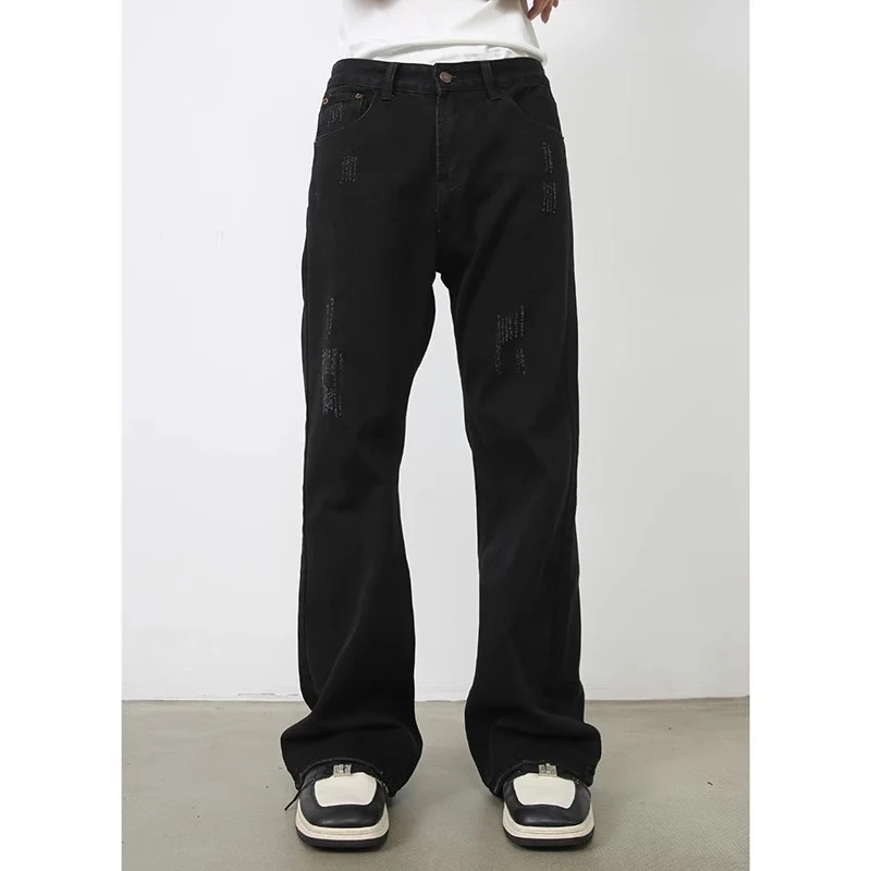 Herren Weitgeschnittene Denim-Hose Nord Taschen