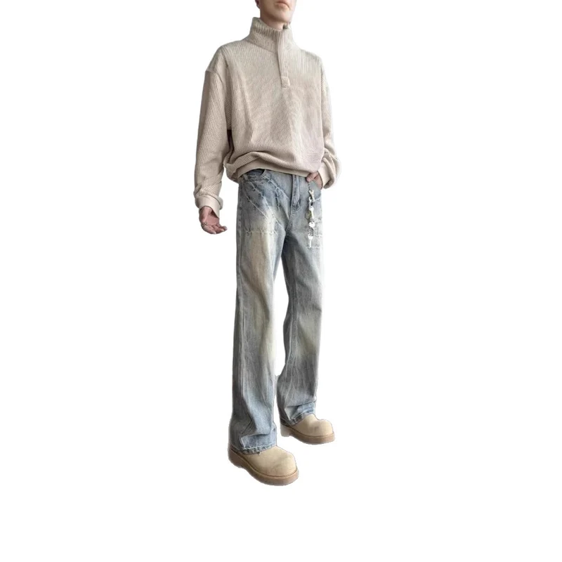 Herren Vintage Relaxed Fit Jeans Nord Taschen