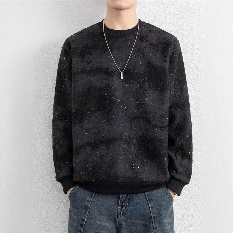 Herren Urbaner Sweatshirt mit funkelndem Design Nord Taschen