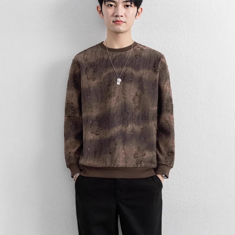 Herren Urbaner Sweatshirt mit funkelndem Design Nord Taschen