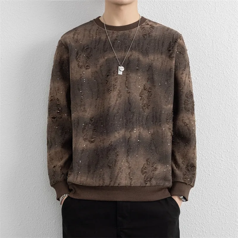 Herren Urbaner Sweatshirt mit funkelndem Design Nord Taschen