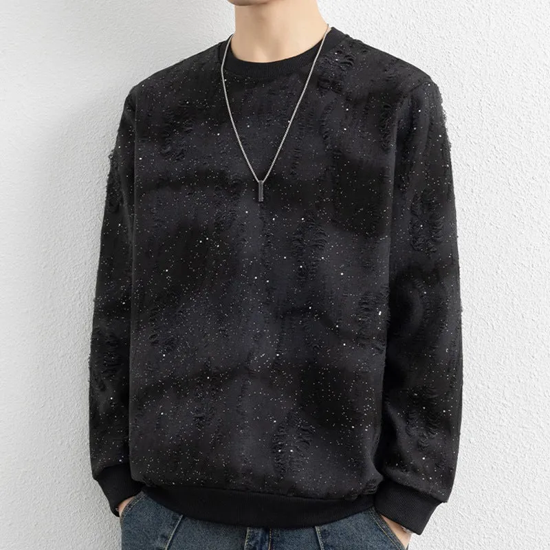 Herren Urbaner Sweatshirt mit funkelndem Design Nord Taschen