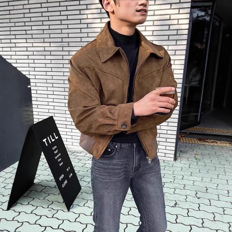 Herren Urbaner Oversized Blouson Nord Taschen