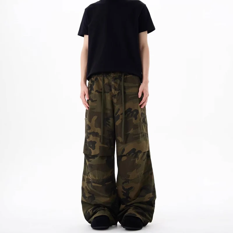 Herren Urbaner Cargo-Style Stoffhose Nord Taschen