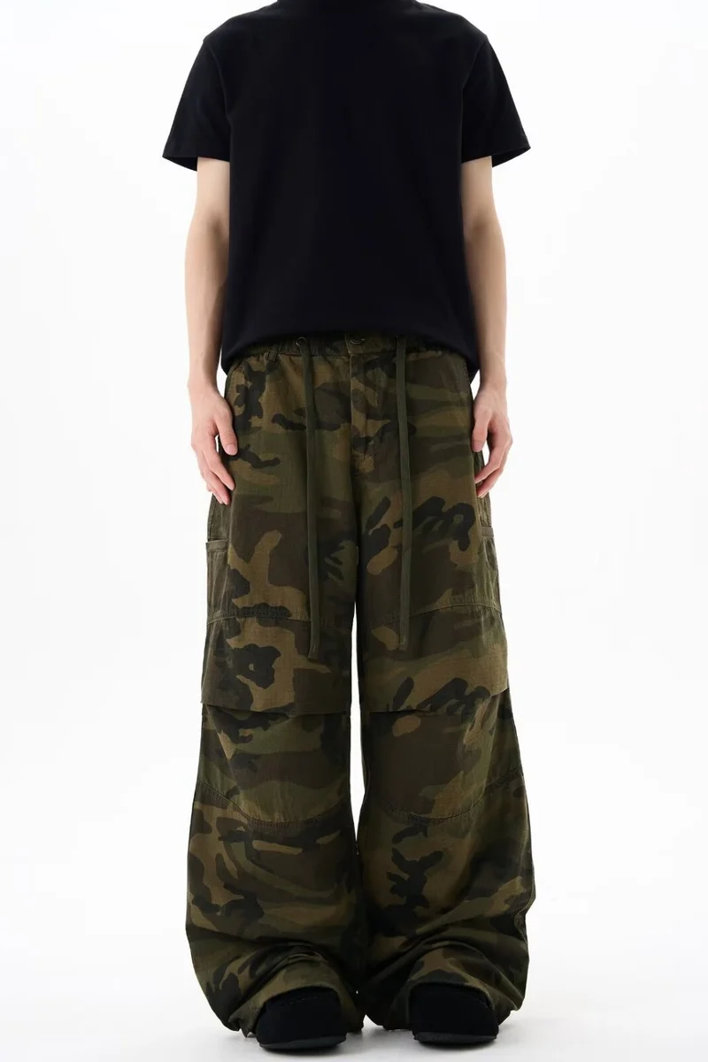 Herren Urbaner Cargo-Style Stoffhose Nord Taschen