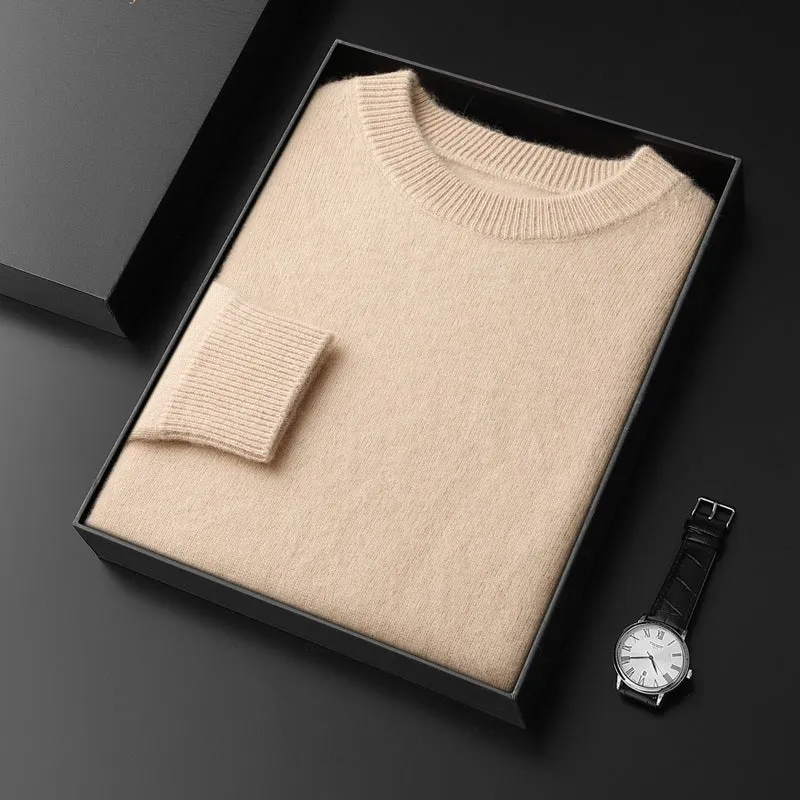 Herren Rundhals-Pullover im Kaschmir‑Look mit extraweichem Flor und Geschenkbox Nord Taschen