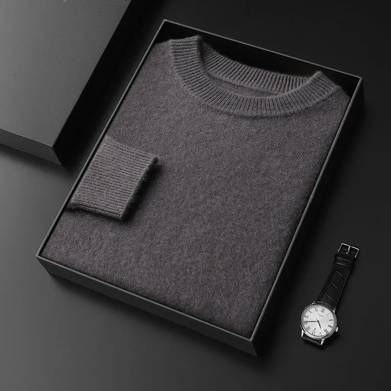 Herren Rundhals-Pullover im Kaschmir‑Look mit extraweichem Flor und Geschenkbox Nord Taschen