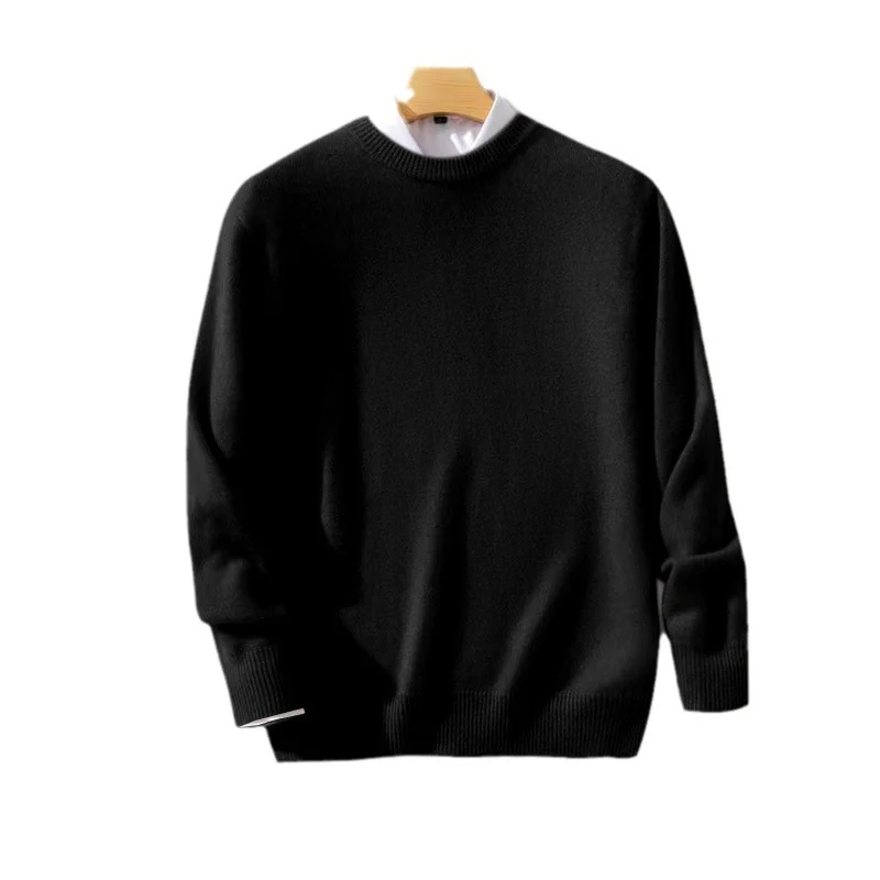 Herren Feiner Stehkragenpullover aus Kaschmir‑Blend mit gerippten Abschlüssen und schlanker Silhouette Nord Taschen