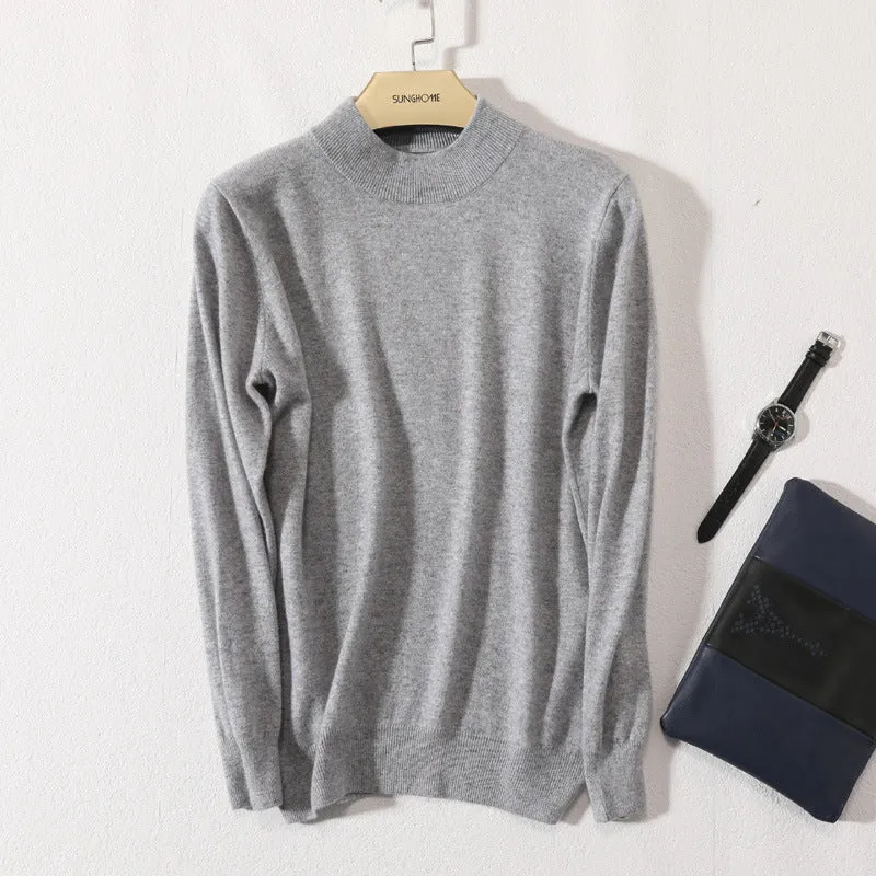 Herren Feiner Rollkragenpullover in schlanker Minimal‑Silhouette aus Woll‑Kaschmir‑Mix Nord Taschen