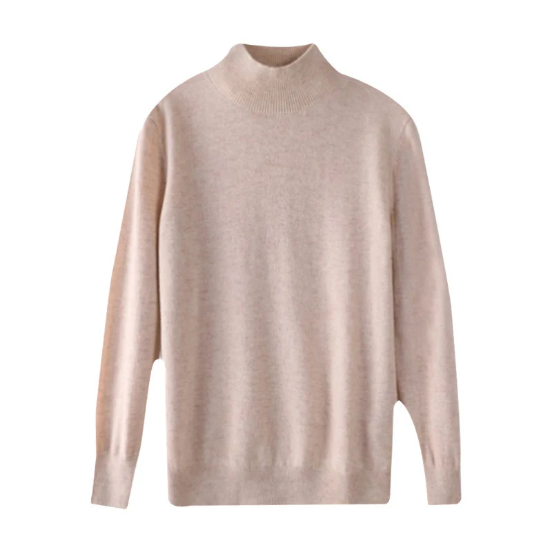 Damen Kurz-Mockneck-Pullover aus Kaschmir‑Look mit leichter Flauschoptik Nord Taschen