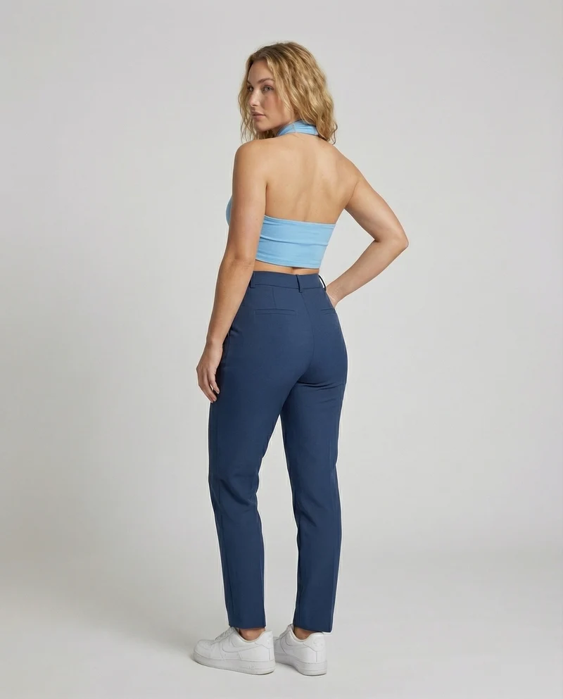 Damen Elastische Halstuch MischgewNord Taschene Halstuch-Top