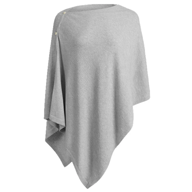 Damen vielseitiger Poncho aus hochwertiger Materialmischung Avellé